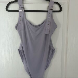Purple tigermist body suit